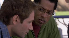 - Professor... the little wigglyworm things are breaking.
- Look.
- He's not breaking. It's splitting.
- It's mitosis. That's how they reproduce.
- No sex?
- No time for sex.
- Bummer!

