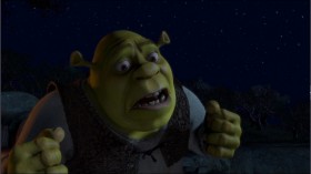 - What's your problem? What you got against the whole world?
- I'm not the one with the problem, okay? It's the world that seems to have a problem with me. People take one look at me and go: «Aah! Help! Run! A big, stupid, ugly ogre!» They judge me before they even know me. That's why I'm better off alone.