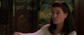 - This girl's no woman.
- Oh. Those weren't tits I saw Jay cozying up to?
- What, these? You should know better than anyone here that tits don't make a woman.
- The tubby, coat-wearing motherfucker's got tits.
