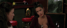 - This girl's no woman.
- Oh. Those weren't tits I saw Jay cozying up to?
- What, these? You should know better than anyone here that tits don't make a woman.
- The tubby, coat-wearing motherfucker's got tits.
