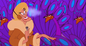 - He's got 75 golden camels. Don't they look lovely, June?
- Purple peacocks, he's got 53. Fabulous, Harry. I love the feathers.
- When it comes to exotic-type mammals - Has he got a zoo. I'm telling you - It's a world-class menagerie.