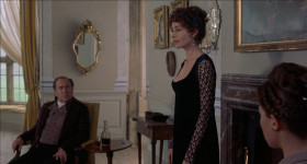<b>Mary Crawford:</b> - If Tom is not able to recover, Edmund will be the heir. Wealth and consequence could fall into hands no more deserving. I understand you think I should not say such things. But one must prepare oneself for every eventuality. It is the mark of an evolved individual. I advise that you, Sir Thomas, do not injure your cause by interference. Let things take their course. That may be a difficult thing, but although Tom, bless his heart, may not be strong enough for this world, the rest of us must be. I speak merely of what must be done, not what I feel.
<b>Fanny Price:</b> - You may wish to reconsider your eagerness for Tom's death.
<b>Mary Crawford:</b> - You may wish to reconsider your thinly-veiled anger towards me! If you'd accepted my brother, you'd be now on the point of marriage, and Henry would not be on terms with Mrs. Rushworth. It would have ended in a regular flirtation in meetings at Sotherton and Everingham. It could all be construed as your fault.
<b>Edmund Bertram:</b> - Your startling adaptability to my brother's possible demise sends a chill through my heart. A chill... You're cheerfully planning parties with his money! You shush my father like a dog at your table. You attack Fanny for following her own infallible guide on matters of the heart. All this has grievously convinced me that the person I've so dwelt on has been a creature of my own imagination! Not you, Miss Crawford... You are a stranger to me. I do not know you, and I'm sorry to say, I have no wish to.