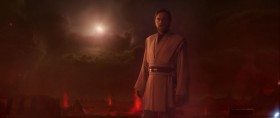 - You have allowed this dark lord to twist your mind... until now you have become the very thing you swore to destroy.
- Don't lecture me, Obi-Wan. I see through the lies of the Jedi. I do not fear the dark side as you do. I have brought peace, freedom, justice and security to my new empire.
- Your new empire?
- Don't make me kill you.
- Anakin, my allegiance is to the Republic, to democracy!
- If you're not with me... then you're my enemy.
- Only a Sith deals in absolutes. I will do what I must.
- You will try.
