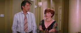 - I've enjoyed reading about you in the society pages. Are you, uh, really 56?
- Parts of me are.