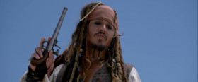 - One pistol, one shot.
- To kill myself before I starve?
- There's no trusting you, love. Besides, this is a well-traveled trade route. You can signal a passing ship. Or you can just bite the proverbial bullet, as it were.
