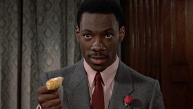 <b>Billy Ray Valentine:</b> - It's none of my business, but that guy belongs behind bars.
<b>Mortimer Duke:</b> - He's unemployed, Valentine.
<b>Billy Ray Valentine:</b> - It's no excuse, Mortimer.
<b>Randolph Duke:</b> - He's flat broke, obviously hungry.
<b>Billy Ray Valentine:</b> - Oh, but he has money to buy drugs, right? Listen, you can't be soft on people like that. Take it from me. I know, Randolph.