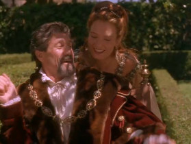 - It's said his collection of paintings... is surpassed only by his collection of women.
- Heh. So many?
- Biblical.
