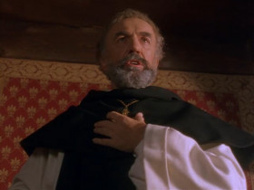 - Surely the holy inquisition need not sully its hands with a common whore? It is a matter for the state, don't you think?
- I leave this woman to Venice which richly deserves her. 