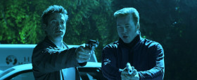 - I want you to picture a bullet inside your head. Can you do that for me?
- Fuck you. Anyway, that's ambiguous.
- Ambiguous? I don't think so.
<...>
- I don't know anything about a girl, seriously. I was bluffing.
- I think that you are bluffing right now.
- Harry, what are you doing?
- What I'm doing for the guy who likes to bluff is I'm playing a little game called «Am I Bluffing»? Huh! Where is she? Where the fuck is Harmony? You want to play hardball? Where is the girl?
- What did you just do?
- I just put in one bullet, didn't I?
- You put a live round in that gun?
- Yeah, there was like an 8 percent chance.
- Eight? Who taught you math?