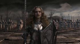 Six impossible things. Count them, Alice. One, there's a potion that can make you shrink. Two, and a cake that can make you grow. So, my old foe, we meet on the battlefield once again. We've never met. Not you, insignificant bearer. My ancient enemy, the Vorpal one. That's enough chatter. Three, animals can talk. Four, Alice, cats can disappear. Five, there's a place called Wonderland. Six, I can slay the Jabberwocky.