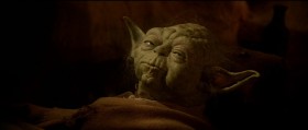 - But I need your help. I've come back to complete the training.
- No more training do you require. Already know you that which you need.
- Then I am a Jedi.
- Not yet. One thing remains... Vader. You must confront Vader. Then - only then - a Jedi will you be. And confront him you will.