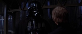 - Search your feelings, Father. You can't do this. I feel the conflict within you. Let go of your hate.
- It is too late for me, son. The emperor will show you the true nature of the Force. He is your master now.
- Then my father is truly dead.