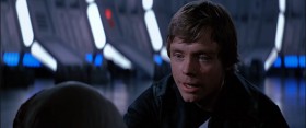 - Now go, my son. Leave me.
- No. You're coming with me. I'll not leave you here. I've got to save you.
- You already have, Luke. You were right. You were right about me. Tell your sister... you were right.