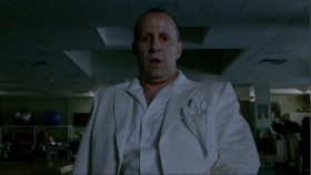 - Hello, John. John, hello! You're the one soul I would come up here to collect myself.
- So I've heard.You mind?
- Oh, go... Go right ahead. I've got stock.
- Coffin nail.
- Very fitting, John. You know, when you cut too deep, you cut the tendons... finger movement goes out the window. Let me help you. See?