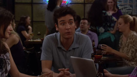 <b>Barney Stinson:</b> - So how'd it all go down between you and Bilson?
<b>Marshall Eriksen:</b> - Well, after he proposed a vocational paradigm shift, I made an impromptu presentation using a four-pronged approach that really brought him to his knees.
<b>Barney Stinson:</b> - Hit him with a chair?
<b>Marshall Eriksen:</b> - Yep.