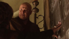 - I don't like threats.
- Who threatened you?
- I'm not Ned Stark. I understand the way this game is played.
- Ned Stark was a man of honor.
- And I am not. Threaten me again and I'll have you thrown into the sea.