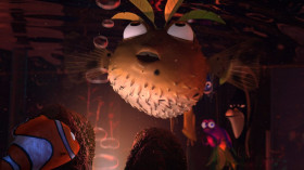 <b>Bloat:</b> - Nemo, newcomer of orange and white. You have been called forth to the summit of Mount Wannahockaloogie to join with us in the fraternal bonds of tankhood.
<b>Nemo:</b> - Huh?
<b>Peach:</b> - We want you in our club, kid.