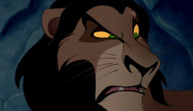 - I thought things were bad under Mufasa.
- What did you say?
- I said Muf...I said... Que pasa?