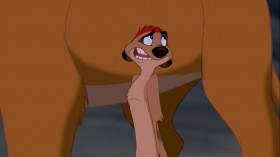 "Aww! We're gonna fight your uncle for this?"
"Yes, Timon. This is my home."
"Oh. Talk about your fixer-upper!"