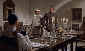 - That's a Dom Perignon '55. It would be a pity to break it.
- I prefer the '53 myself.