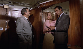 - I've rarely seen a handsomer couple. Mr. And Mrs. David Somerset.
- Your name's Caroline.
- Caroline. I like that name.
- You're accompanying me on a business trip on the way back to Derbyshire.
- Twelve children?
- No children.
- Not even one little boy?
- Niet.