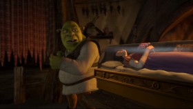 - Dead broad off the table.
- Where are we supposed to put her? The bed's taken.