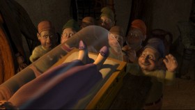 - Dead broad off the table.
- Where are we supposed to put her? The bed's taken.