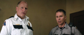 <b>Mildred Hayes:</b> - So how's it all going in the nigger-torturing business, Dixon?
<b>Jason Dixon:</b> - It's persons-of-color-torturing business, these days. If you wanna know... I didn't torture nobody. What's the matter with you, saying that goddamn stuff on TV? My momma watches that station!
<b>Mildred Hayes:</b> - Your momma doesn't know about the torturing?
<b>Jason Dixon:</b> - No, she doesn't know anything about it. She's against that kinda thing.
<b>Bill Willoughby:</b> - Who's against what?
<b>Jason Dixon:</b> - My mama... momma is against persons-of-color-torturing. She said, "Nigger-torturing." I said, "You can't say 'nigger-torturing' no more. "You gotta say persons-of-color-torturing." Isn't that right, Chief? Ain't that right?
<b>Bill Willoughby:</b> - I think I'll be able to take care of Mrs. Hayes on my own from here on, Jason.