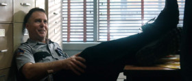 - What happened to your hand, Officer Dixon?
- Oh, I just kinda... banged it up a little bit while I was throwing some guy out a fucking window. You know, the usual.
- Oh, yeah? They never taught me that one at the academy.
- Which fucking academy you go to?
- How are things coming along on that Angela Hayes case?
- How's things coming along on the mind-your-own-fucking-business case?
- How are things coming along on the hand me your gun and your badge?
- What? Huh?
- Hand me your gun and your badge.