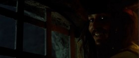 - I know those guns. It's the Pearl.
- The Black Pearl? I've heard stories. She's been preying on ships and settlements for near ten years. Never leaves any survivors.
- No survivors? Then where do the stories come from, I wonder?