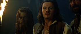 - Where's Elizabeth?
- She's safe, just like I promised. She's all set to marry Norrington, just like she promised. And you get to die for her, just like you promised. So we're all men of our word, really. Except for Elizabeth, who is, in fact, a woman.