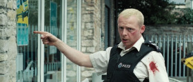 <b>Andy Wainwright:</b> - Maybe they're not here.
<b>Nicholas Angel:</b> - Wait here.
<b>Doris Thatcher:</b> - Don't go in on your own.
<b>Danny Butterman:</b> - Don't worry, he knows what he's doing.
<b>Nicholas Angel:</b> - Okay. They're in. You deal with the store. I'll deal with the trolley boy.

