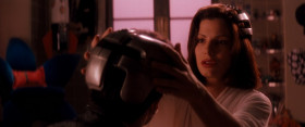 — Vir-sex produces high alpha waves during transference of sexual energies.
— Let's do it the old-fashioned way.
— Disgusting! You mean… fluid transfer?