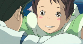 - Chihiro, thank you! My name is Nigihayami Kohaku Nushi.
- Nigihayami?
- Nigihayami Kohaku Nushi.
- What a name! Sounds like a guardian spirit.
- I remember how you fell into me as a child. You were chasing your shoe.
- Yes, and you carried me to shallow water. I'm so happy...