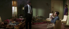 - Look, I'm sorry, uh, I didn't get your name. I got yours. Vincent. Right? But I never got yours.
- My name's Pitt, and your ass ain't talkin' your way outta this shit.