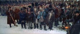 Now, brothers, I know it's hard on you. But there's nothing we can do. Be patient. It will soon be over. We'll see our guests out, and then we shall rest. It's hard on you, but you're at home. But for them? You see what they've come to. Worse than the lowliest beggars. When they were strong, we didn't spare ourselves. But now, we can spare them. They're human beings too. Right, lads? But after all is said and done, who asked them to come here? It serves them right to have their snouts pushed into the mud.