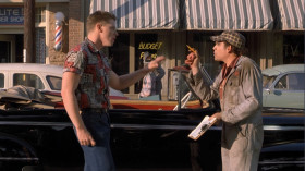 - The bill comes to $302.57.
- Three hundred bucks! Three hundred bucks for a couple of dents? Hey, that's bullshit.
- No, it was horseshit. The whole car was full of it.