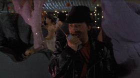 - Doc! Doc, come in!
- Marty, come in.
- Listen, Biff's guys chased me into the gym and they're gonna jump... me.
- Then get out of there!
- No, Doc, not me. The other me. The one that's up on stage playing «Johnny B. Goode».
- Great Scott! Your other self will miss the lightning bolt. You won't get back to the future and we'll have a major paradox!
- Wait. A paradox? You mean one of those things that can destroy the universe?
- Precisely.