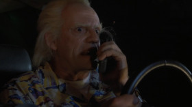 - Doc! Doc, come in!
- Marty, come in.
- Listen, Biff's guys chased me into the gym and they're gonna jump... me.
- Then get out of there!
- No, Doc, not me. The other me. The one that's up on stage playing «Johnny B. Goode».
- Great Scott! Your other self will miss the lightning bolt. You won't get back to the future and we'll have a major paradox!
- Wait. A paradox? You mean one of those things that can destroy the universe?
- Precisely.