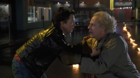 - Doc! Doc! Doc! Doc!
- What?
- Doc!
- O'kay, relax, Doc. It's me. It's me! It's Marty.
- No, it can't be! I just sent you back to the future.
- I know. You did send me back to the future, but I'm back. I'm back from the future.
- Great Scott.