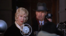 - How you feelin'?
- Very frightened!
- Are you sorry?
- Are you kidding?
- That's your statement?
- All I'd say is Though my choo-choo jumped the track I'd give my life to bring him back.
- And? What? And? What?
- Stay away from Jazz and liquor And the men who Play for fun.
- And what? Yeah? When?
- That's the thought that Came upon me When we both reached for the gun.
- Understandable, Understandable! Yes, it's perfectly understandable! Comprehensible! Comprehensible! Not a bit reprehensible, It's so defensible!