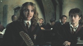 - Now. Which of you can tell me the difference between an Animagus and a werewolf? No one? How... disappointing.
- Please, sir, an Animagus is a wizard who elects to turn into an animal. A werewolf has no choice in the matter. Furthermore, the werewolf actively hunts humans and responds only to the call of its own kind...  That is the second time you have spoken out of turn, Miss Granger. Tell me. Are you incapable of restraining yourself? Or do you take pride in being an insufferable know-it-all?
- 
- He's got a point, you know.
