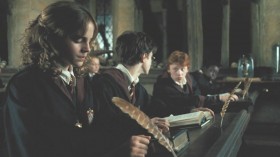 - Now. Which of you can tell me the difference between an Animagus and a werewolf? No one? How... disappointing.
- Please, sir, an Animagus is a wizard who elects to turn into an animal. A werewolf has no choice in the matter. Furthermore, the werewolf actively hunts humans and responds only to the call of its own kind...  That is the second time you have spoken out of turn, Miss Granger. Tell me. Are you incapable of restraining yourself? Or do you take pride in being an insufferable know-it-all?
- 
- He's got a point, you know.
