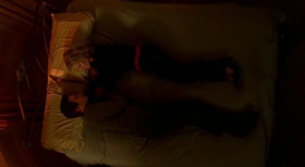 - You nervous?
- A little.
- How can you be nervous? I can't even touch you.
- I think I'm more nervous because you can't touch me.