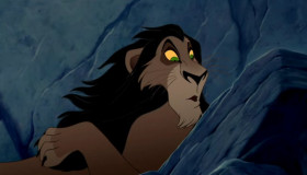 - Nobody knows my sorrow...
- Oh, Zazu, do lighten up. Sing something with a little bounce in it.
- lt's a small world after all
- No, no! Anything but that!
- l've got  a lovely bunch of coconuts
- DeedIe dee dee
- There they are a-standing in a row
- Big ones, small ones,  some as big as your head
- I would never have had to do this with Mufasa.
- What? What did you say?
- Nothing.
- You know the law. Never, ever mention that name in my presence. I am the king!
- Yes, sire, you are the king. I... I only mentioned it to illustrate the differences in your royal managerial approaches.