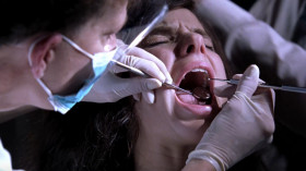 <b>Eric Matthews:</b> - Where do we start?
<b>Victor Melling:</b> - Teeth, hair, manicure, pedicure.
<b>Gracie Hart:</b> - Which one first? Hey, guys, what teeth are  you gonna do to my teeth?
<b>Victor Melling:</b> - Hopefully, remove the beer stains and steak residue.
<b>Gracie Hart:</b> - Can't I get some Novocain? What are you doing?
<b>Victor Melling:</b> - Your hair should make a statement.
<b>Gracie Hart:</b> - As long as it doesn't say "Thank you very  much for the Country Music Award".
Attention. Attention. All hair removal units, wax, electrolysis, laser, to commence at 23:00 hours.
 <b>Gracie Hart:</b> - Ow!
<b>Victor Melling:</b> - Bikini wax.