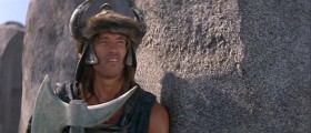 Crom... l have never prayed to you before. l have no tongue for it. No one, not even you, will remember if we were good men or bad. Why we fought or why we died. No. All that matters is that two stood against many. That's what's important. Valor pleases you, Crom, so grant me one request. Grant me revenge. And if you do not listen, then to hell with you.

