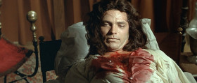 - Life is leaving my body, but my wits remain. The King loves my wife.
- What?
- Yes. The King of France wants the only possession I am unable to relinquish, my wife. But, Sire, I too love Angelique. And since I cherish my King more than my own life, existence had become too heavy a burden to bear.
- My friend.
- I pray Your Majesty will forgive me for being so brutally forthright. The only excuse is my present situation.