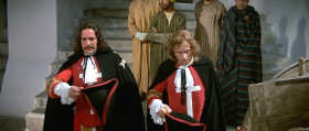 - There are Christians here!
- Don't count on those scoundrels. Candia is a town built on slavery. And you are Escrainville's spoils of war. No one will help you.
- Not even the Knights of Malta?
- Not with their swords.
- But with gold?
- Only within the compass of the law.
- And they're warrior monks!
- Candia is a powder keg caught between Islam and Christianity. One false move and it'll go up!