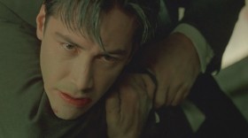 - You hear that, Mr. Anderson? That is the sound of inevitability. It is the sound of your death. Goodbye, Mr. Anderson.
- My name... is Neo.